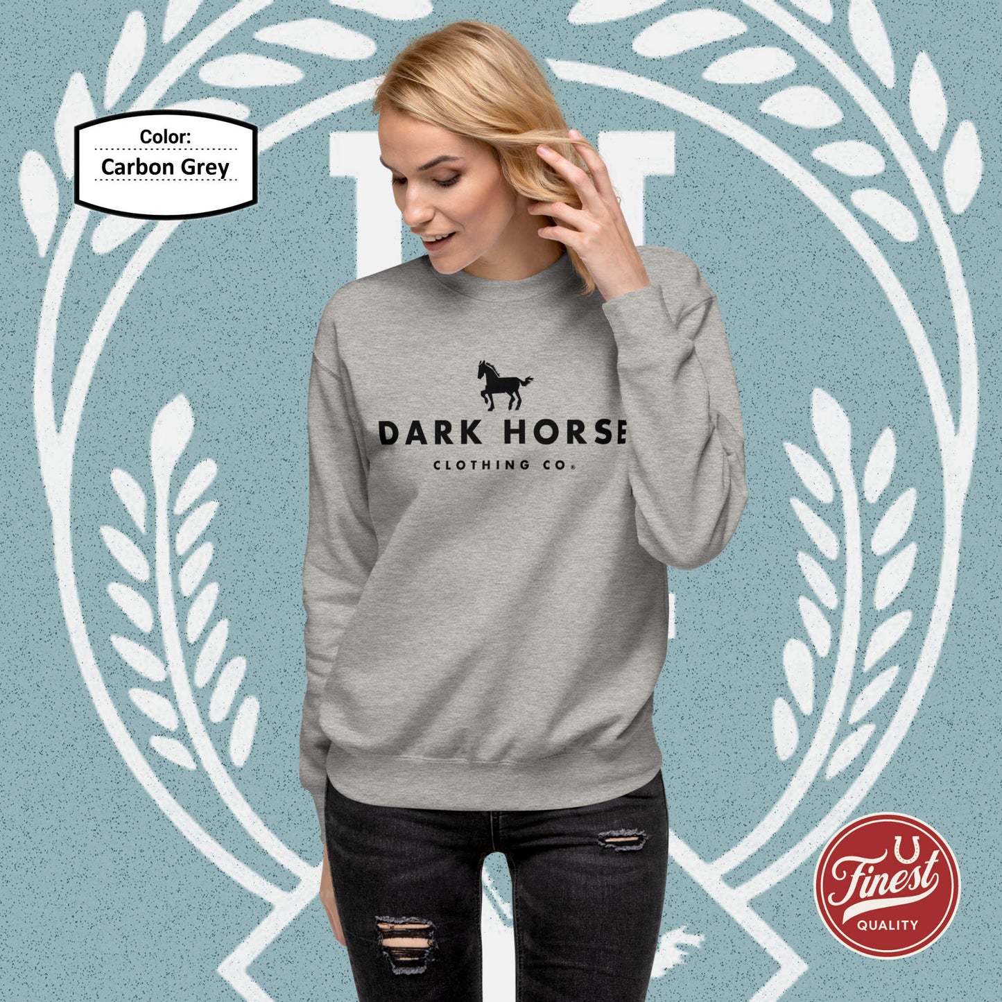 Dark Horse Clothing Co - Black Logo Unisex Sweatshirt