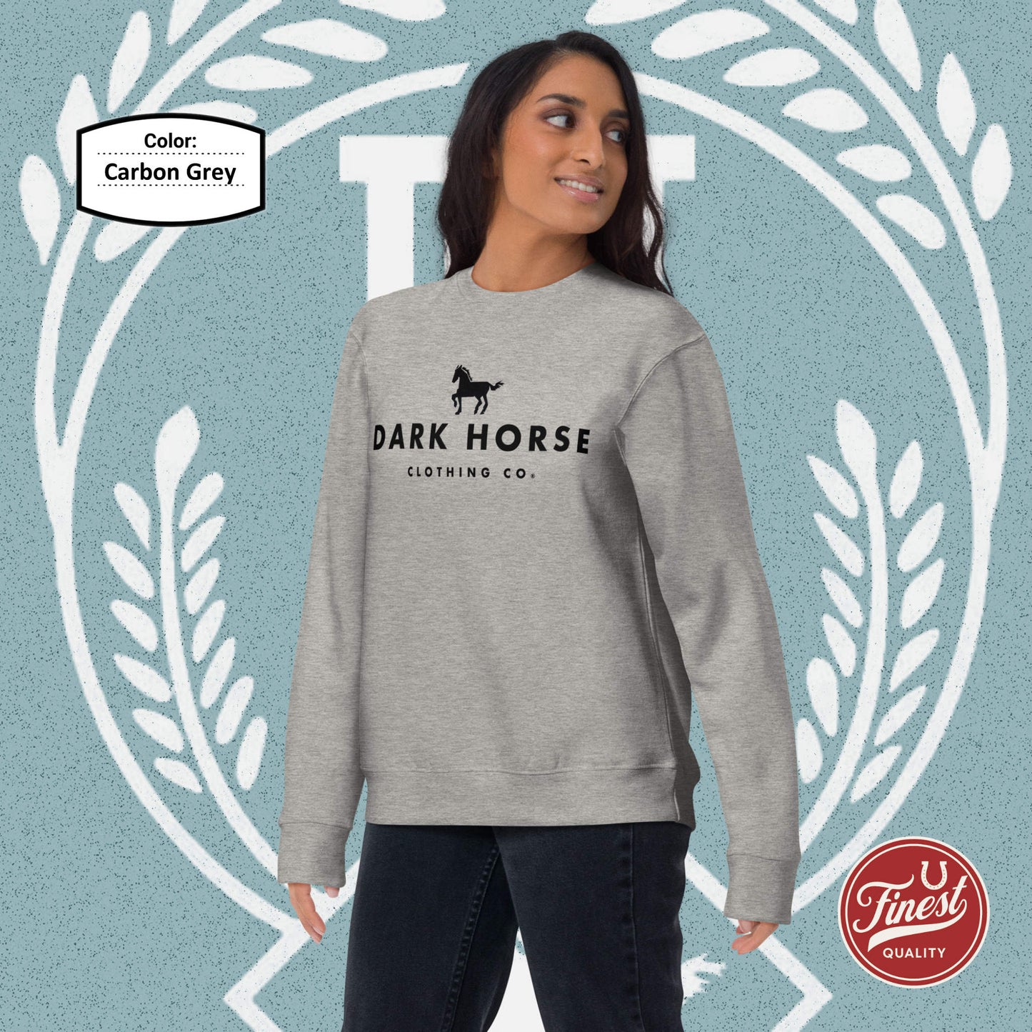 Dark Horse Clothing Co - Black Logo Unisex Sweatshirt