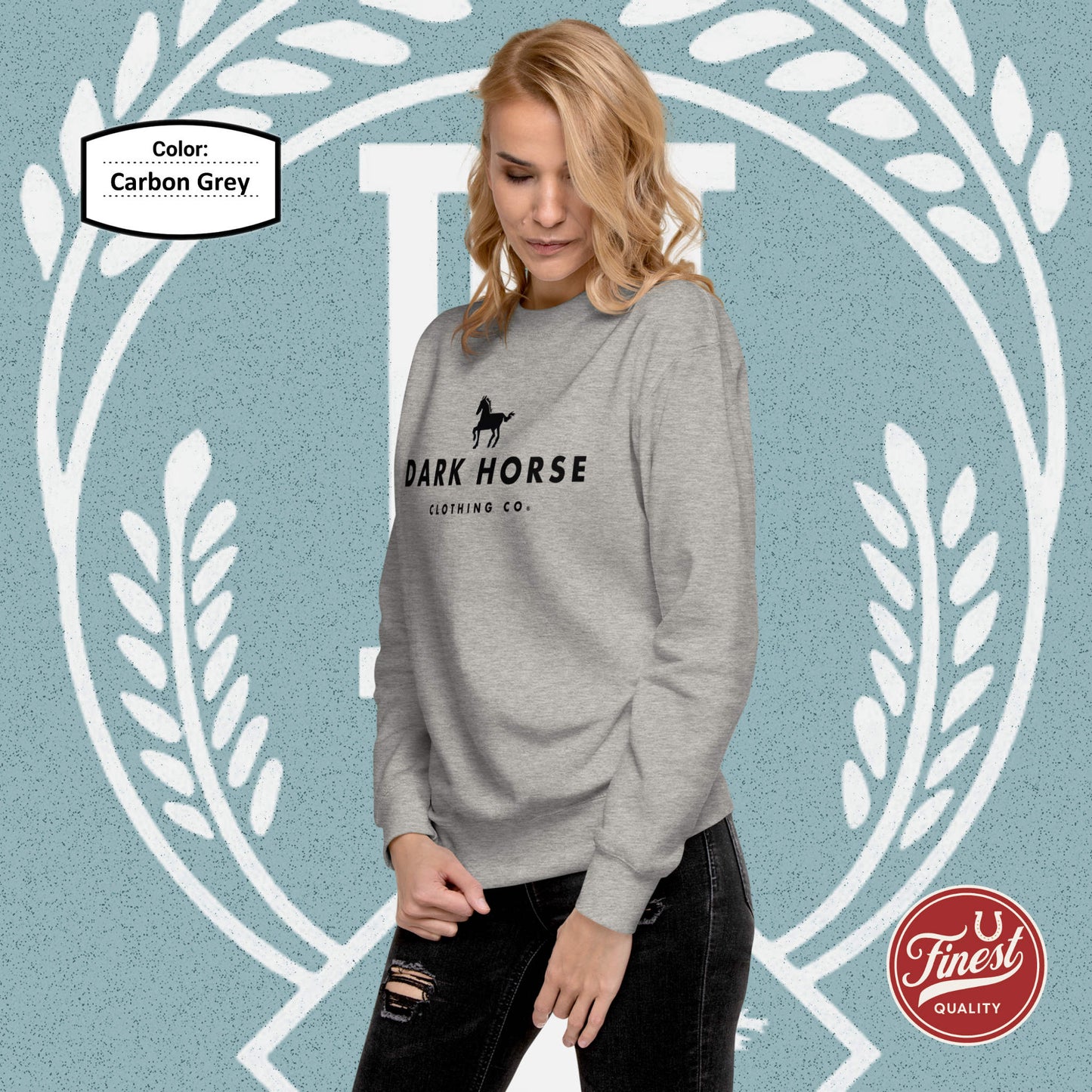 Dark Horse Clothing Co - Black Logo Unisex Sweatshirt