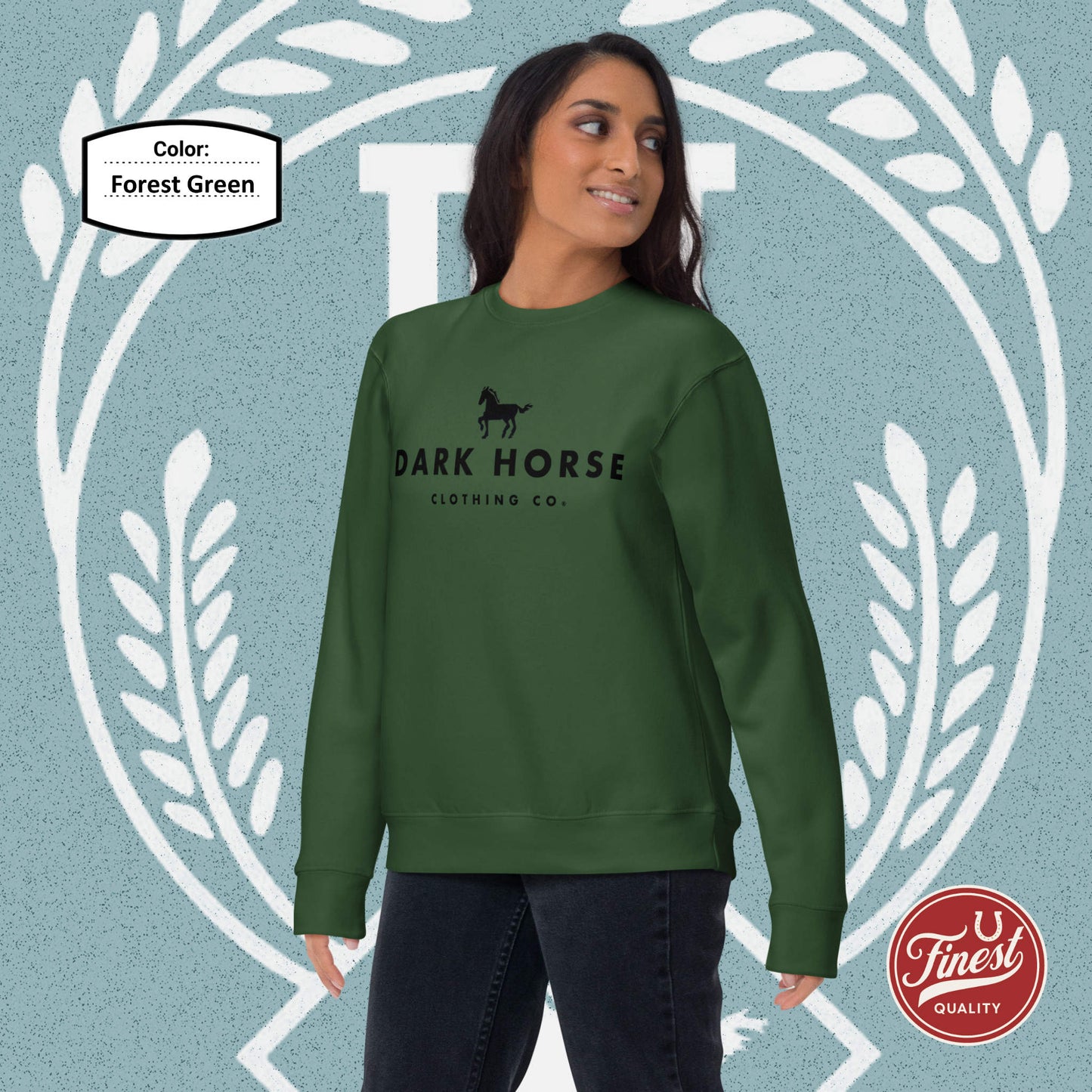 Dark Horse Clothing Co - Black Logo Unisex Sweatshirt