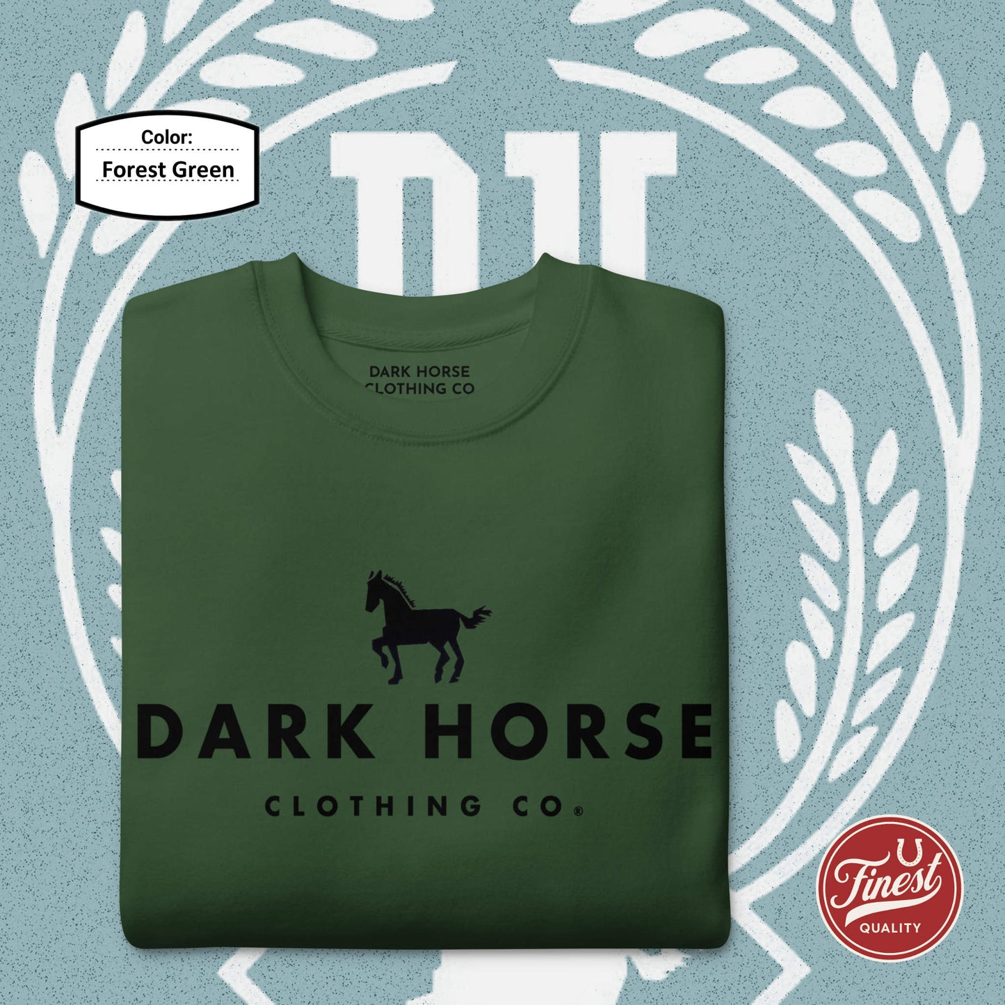 Dark Horse Clothing Co - Black Logo Unisex Sweatshirt