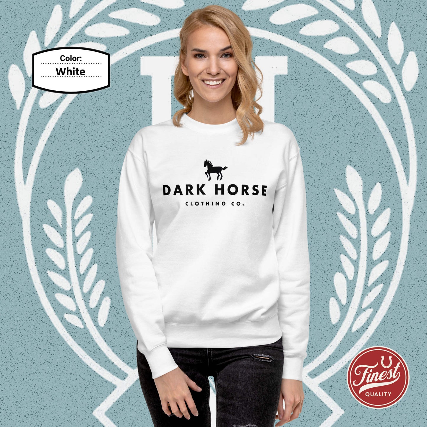 Dark Horse Clothing Co - Black Logo Unisex Sweatshirt