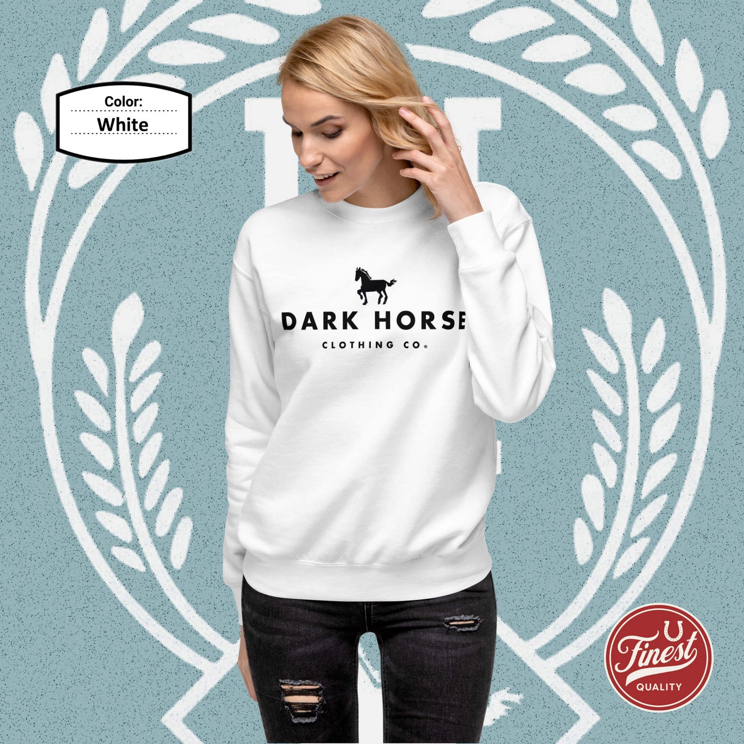 Dark Horse Clothing Co - Black Logo Unisex Sweatshirt
