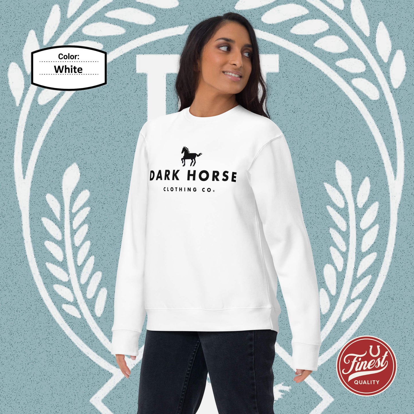 Dark Horse Clothing Co - Black Logo Unisex Sweatshirt