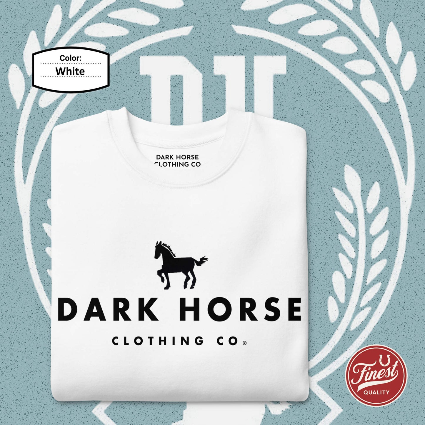 Dark Horse Clothing Co - Black Logo Unisex Sweatshirt