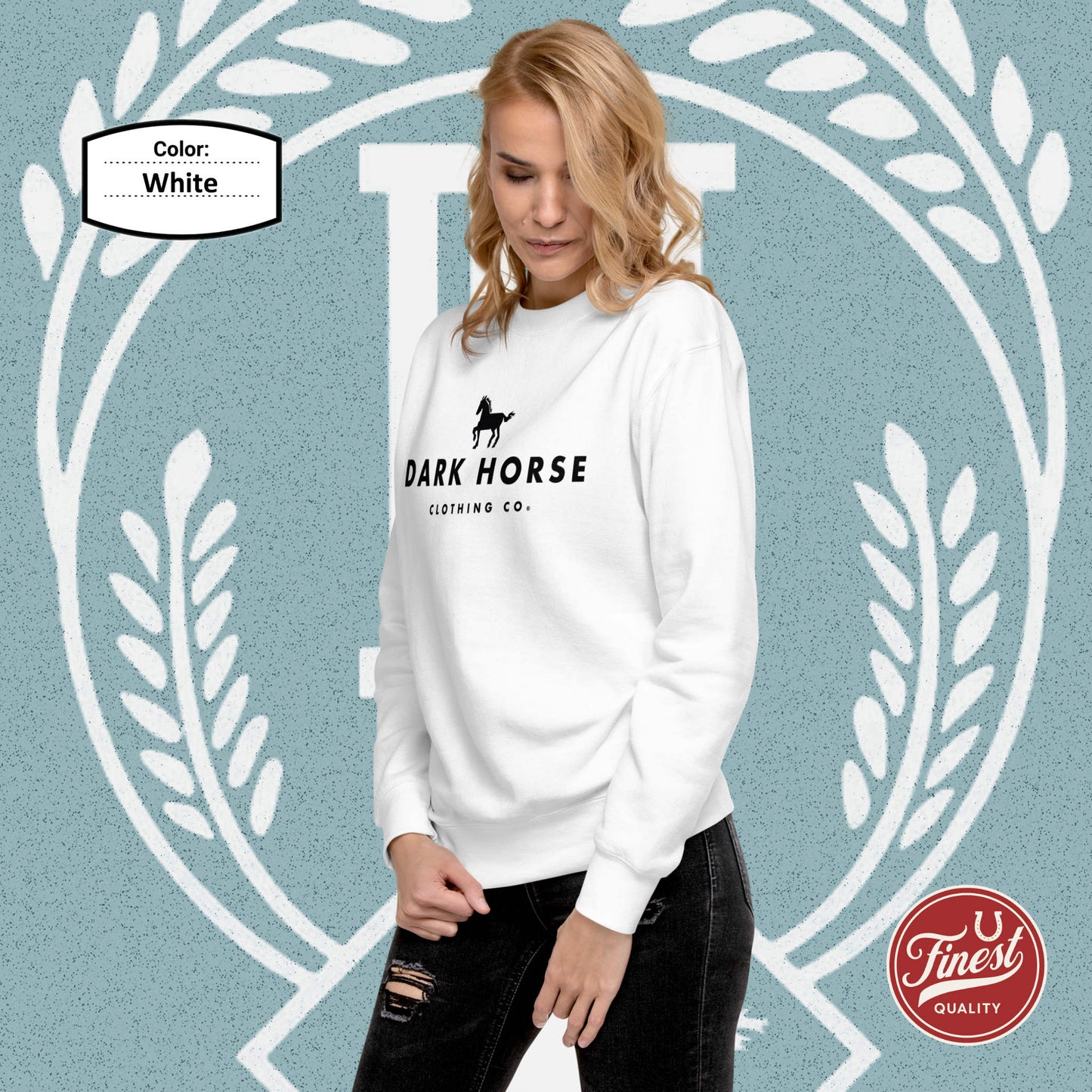 Dark Horse Clothing Co - Black Logo Unisex Sweatshirt