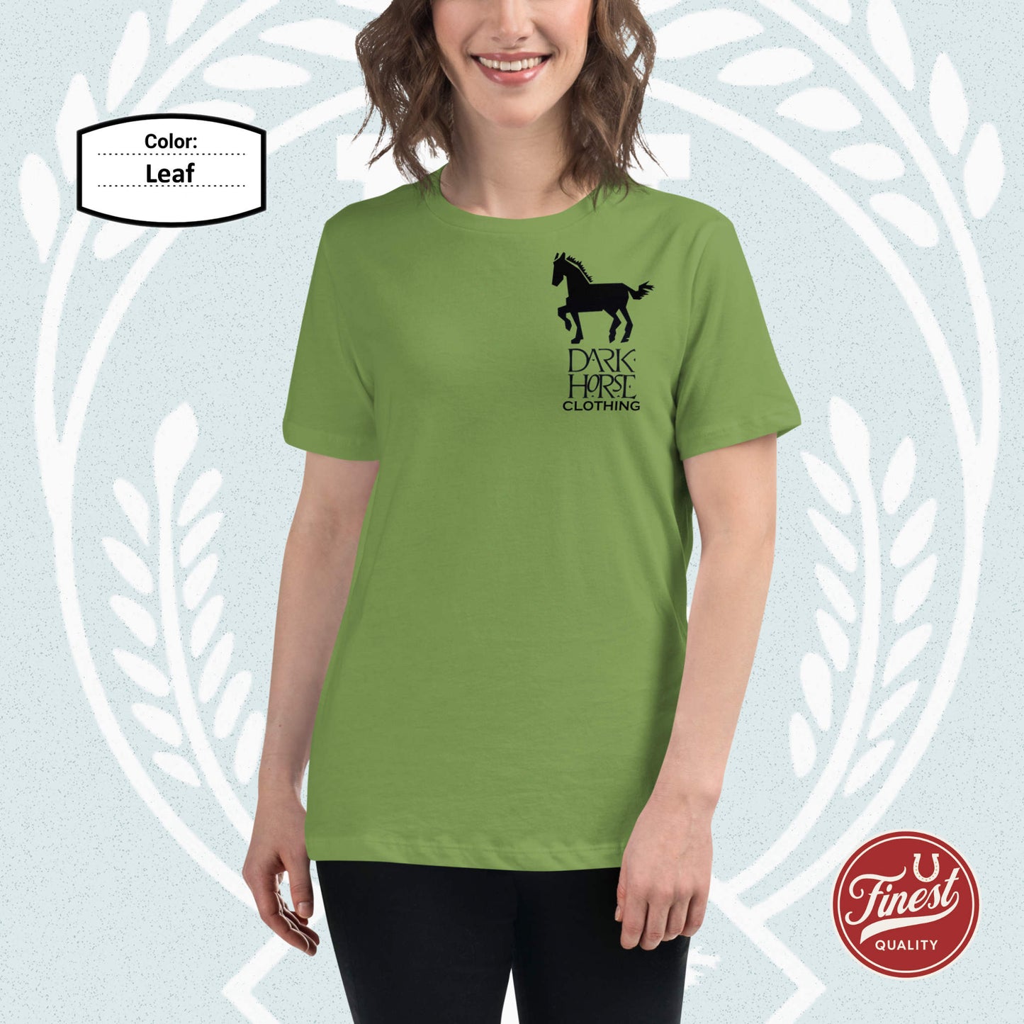 Dark Horse Fun Big Black Logo - Women's Short Sleeve Comfortable T-Shirt