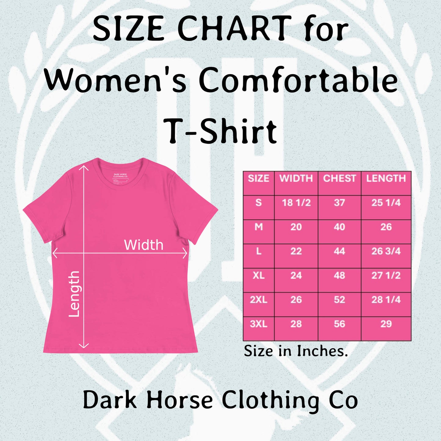 Dark Horse Fun Big White Logo - Women's Short Sleeve Comfortable T-Shirt