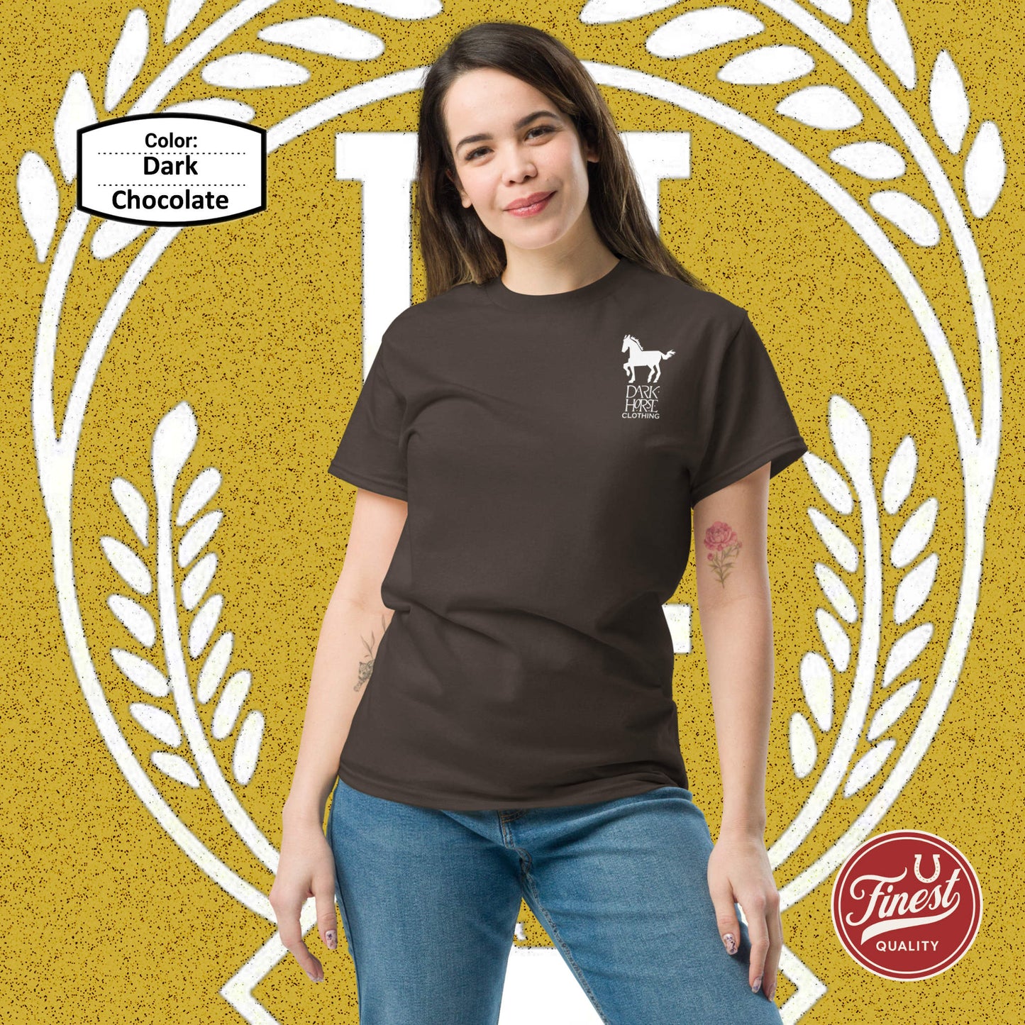 Dark Horse Original White Logo - Unisex Classic Tee T-Shirt