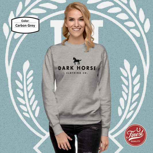 Dark Horse Clothing Co - Black Logo Unisex Sweatshirt