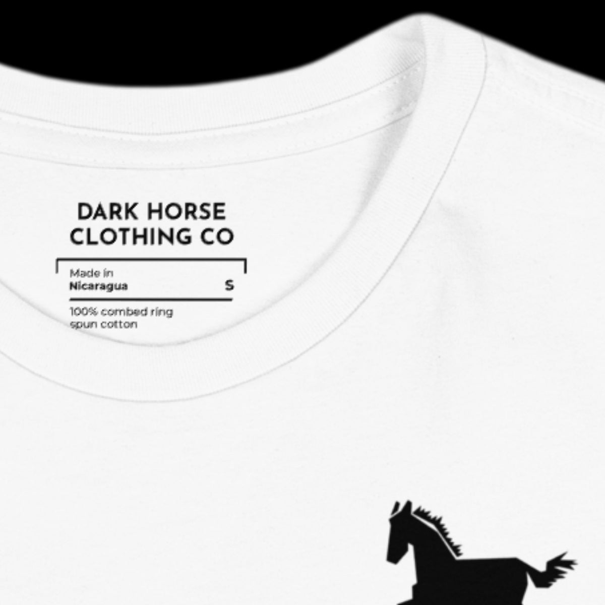 Dark Horse Fun Big Black Logo - Women's Short Sleeve Comfortable T-Shirt