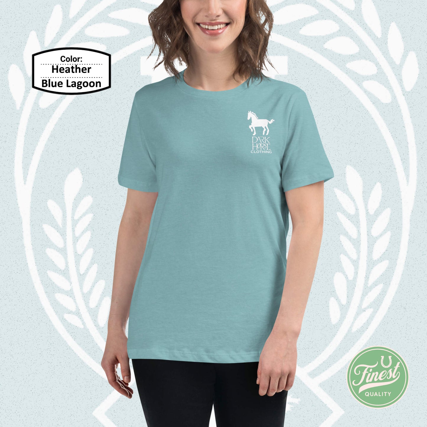 Dark Horse Original White Logo - Women's Short Sleeve Comfortable T-Shirt