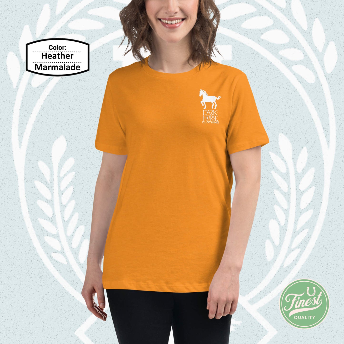 Dark Horse Original White Logo - Women's Short Sleeve Comfortable T-Shirt