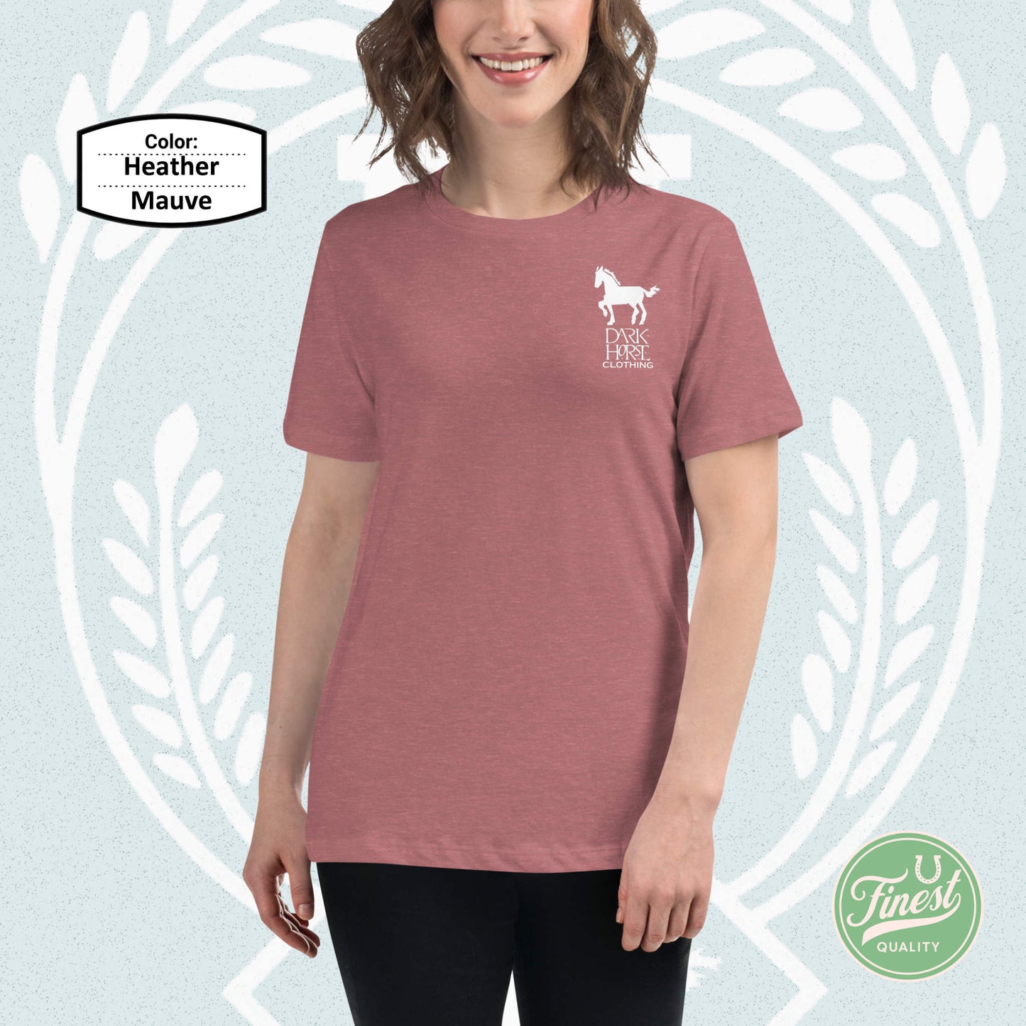 Dark Horse Original White Logo - Women's Short Sleeve Comfortable T-Shirt