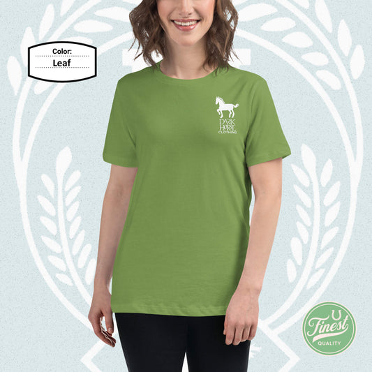 Dark Horse Original White Logo - Women's Short Sleeve Comfortable T-Shirt